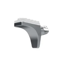 Полкодержатель для стеклянных полок, цинк чёрный MV64ZZN