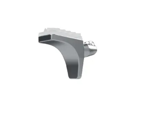 Полкодержатель для стеклянных полок, цинк чёрный MV64ZZN