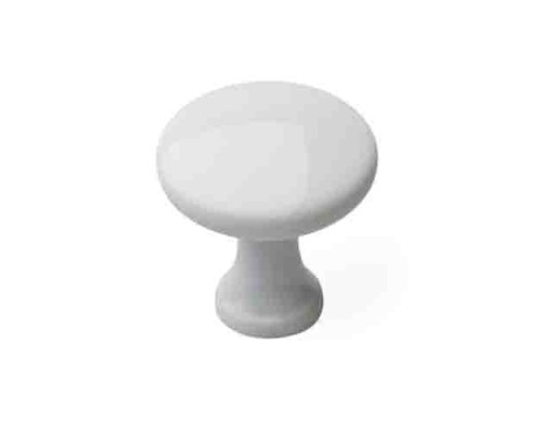 Ручка кнопка FK708 knob, белый 61043 Ручка кнопка FK708 knob, белый 61043