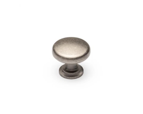 Ручка-кнопка FК461knob античный никель матовый 57343 Ручка-кнопка FК461knob античный никель матовый 57343