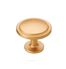Ручка-кнопка FК1948 knob матовое золото 63107