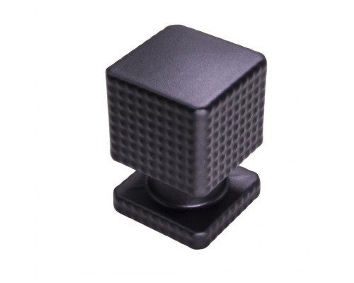 Ручка-кнопка FK1953-knob, матовый черный 64097 Ручка-кнопка FK1953-knob, матовый черный 64097