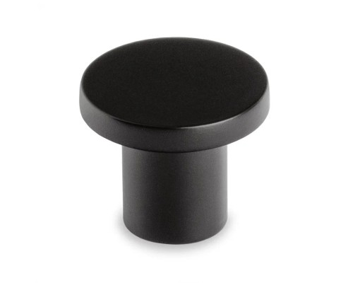 Ручка-кнопка FK11077 knob черный матовый 61077 Ручка-кнопка FK11077 knob черный матовый 61077