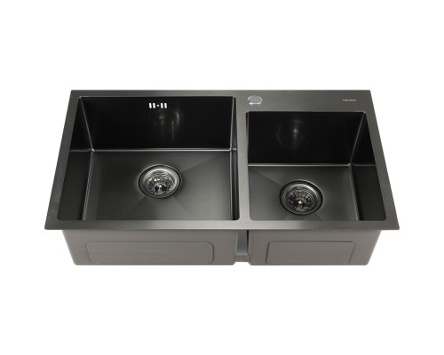 Мойка S8045HB MELANA ProfLine 3,0/220 ГРАФИТ 2-я чаша, врезная прямоугольная S8045HB Мойка S8045HB MELANA ProfLine 3,0/220 ГРАФИТ 2-я чаша, врезная прямоугольная S8045HB