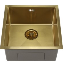 Мойка D4545HG MELANA ProfLine 1,2/220 ЗОЛОТО врезная квадратная D4545HG