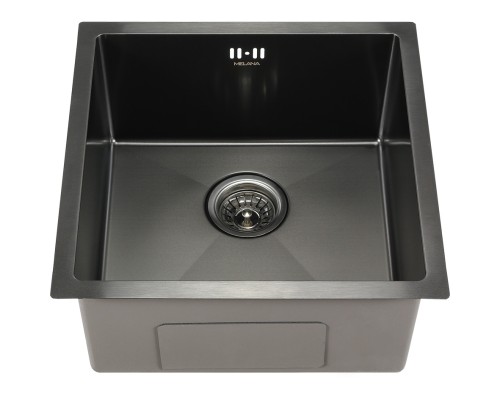 Мойка D4545HB MELANA ProfLine 1,2/220 ГРАФИТ врезная квадратная D4545HB