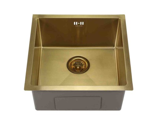 Мойка D4545HG MELANA ProfLine 1,2/220 ЗОЛОТО врезная квадратная D4545HG