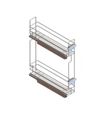 Бутылочница UMM Quadro Hettich 150 мм глубиной 270 мм с дов. левая 100101111