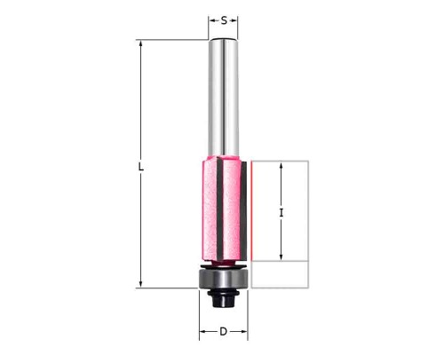 Фреза обгонная  усиленная Arden (н.п) Z=3 D12.7*50.8*95 S8 150861
