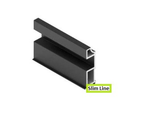 Slim line Вертикальный профиль Черный мат. L-5400