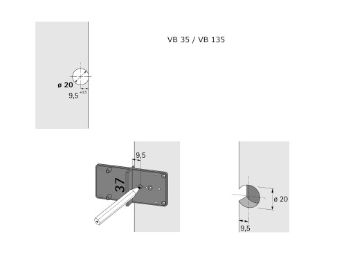 Разметочный шаблон Hettich MultiBlue Разметочный шаблон Hettich MultiBlue