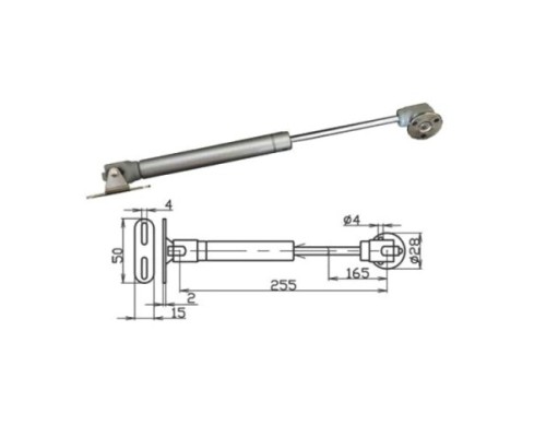 Газовый кронштейн 60N