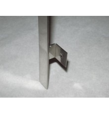 Планка МЩ-прямой стык нерж.сталь (1000х9х9) арт.7543