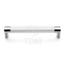 Ручка-скоба LR8029-128 мм хром/матовый хром