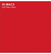 Камень LG Hi-Macs Solid S025 Fiery Red 3680*760*12