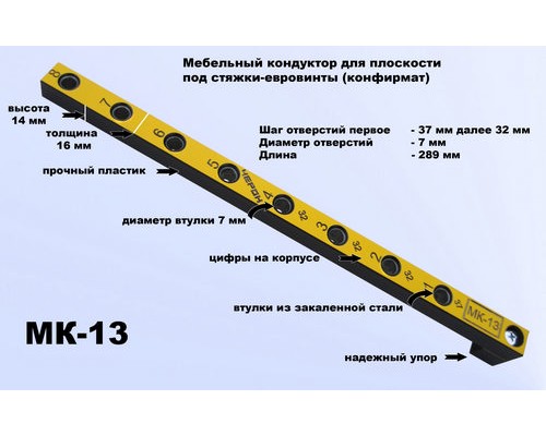 Мебельный кондуктор МК-13
