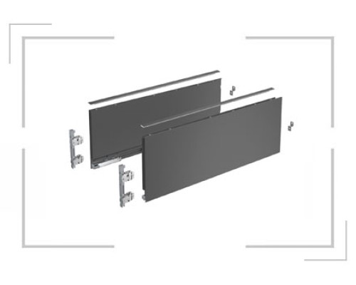 Комплект ящика Hettich Avantech you 500*187, антрацит (тонкие боковины) 9255347