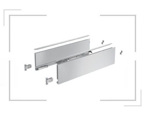 Комплект ящика Hettich Avantech you 500*139, серый (тонкие боковины) 9255258