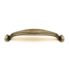 Ручка-скоба L385-128мм античная бронза