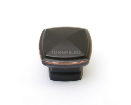 Ручка-кнопка FK1691 knob, матовый черный